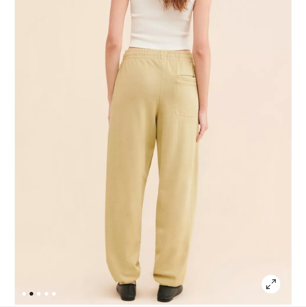 URBAN OUTFITTERS BDG Men's Bonfire French Terry Jogger Sweatpants Yellow… - Picture 3 of 13